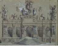 Quellinus Erasmus II Design of a Triumphal Arch - Hermitage